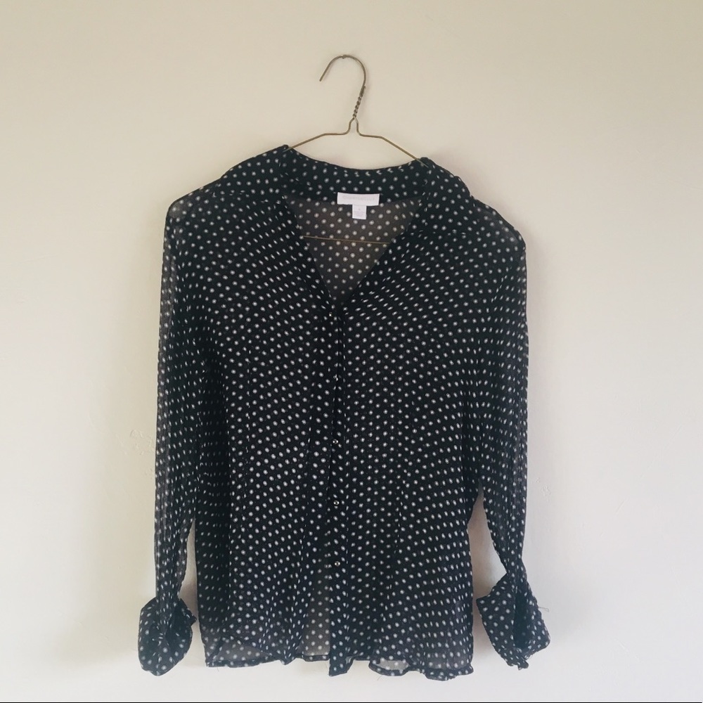 Dotted button up shirt